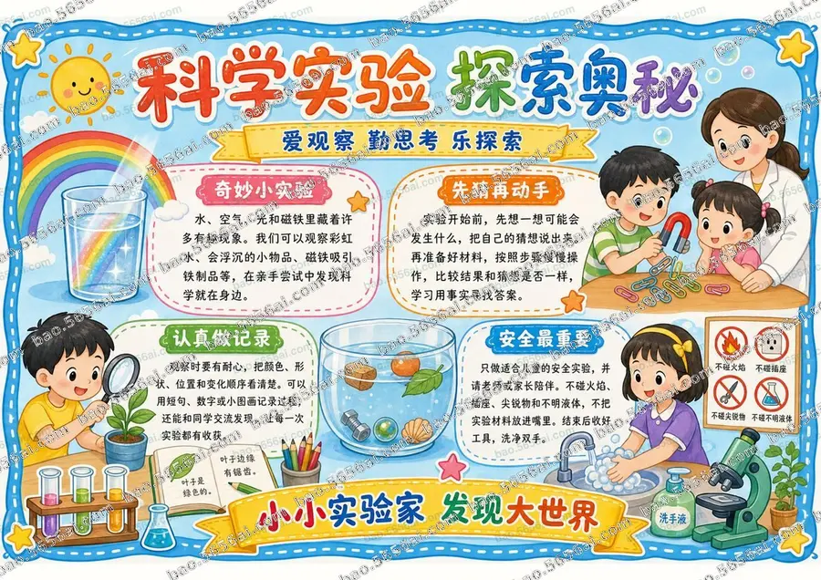 科学实验·探索奥秘（三版本）彩色成品预览