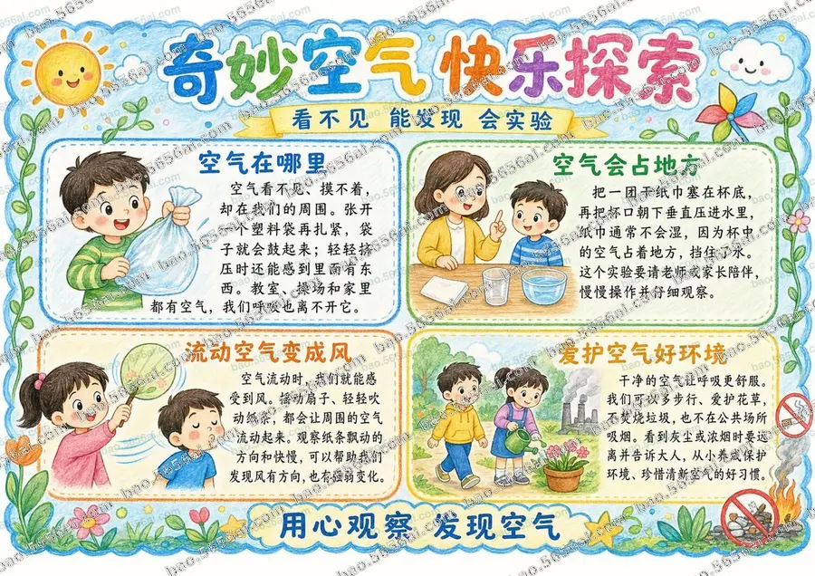 奇妙空气·快乐探索彩色成品预览