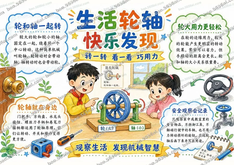 生活轮轴·快乐发现（三版本）彩色成品预览