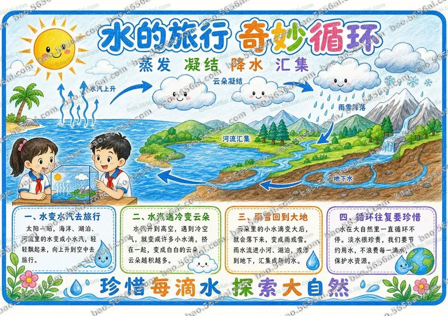水的旅行·奇妙循环（三版本）彩色成品预览