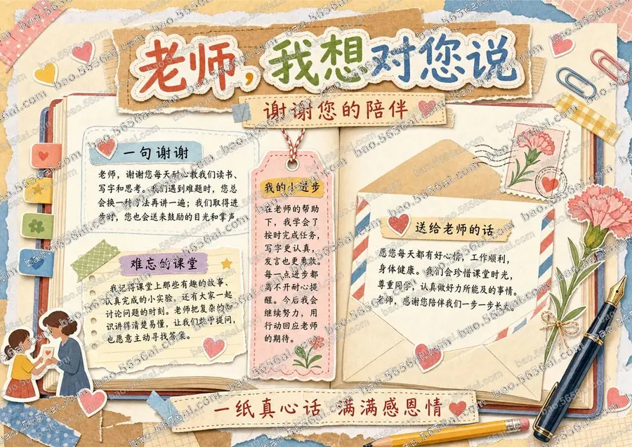 老师，我想对您说彩色成品预览