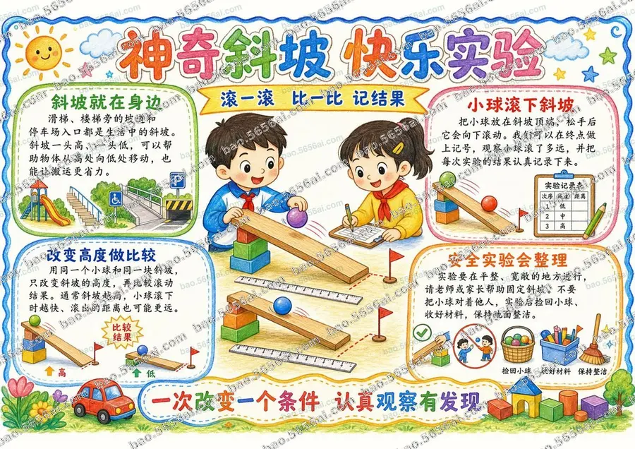 神奇斜坡·快乐实验（三版本）彩色成品预览