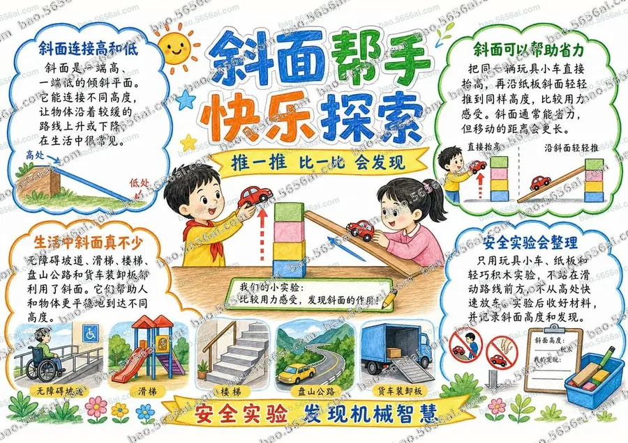 斜面帮手·快乐探索（三版本）彩色成品预览