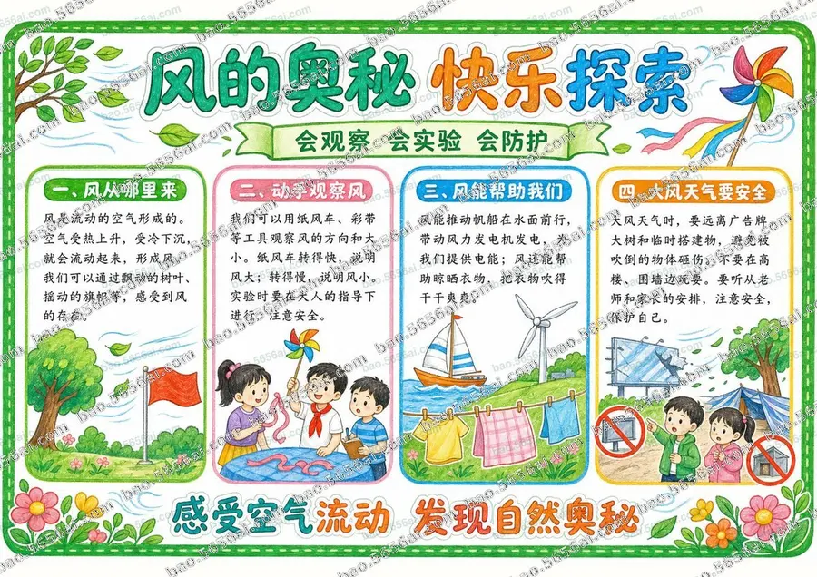 风的奥秘·快乐探索（三版本）彩色成品预览