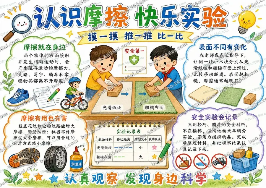 认识摩擦·快乐实验（三版本）彩色成品预览